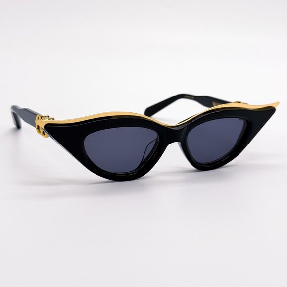NEW VALENTINO V-GOLDCUT-II WOMEN BLACK SUNGLASSES VALENTINO VLS-114A main image 4